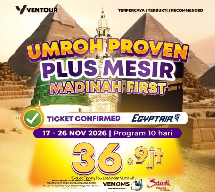 Umroh Proven Plus Mesir Madinah First